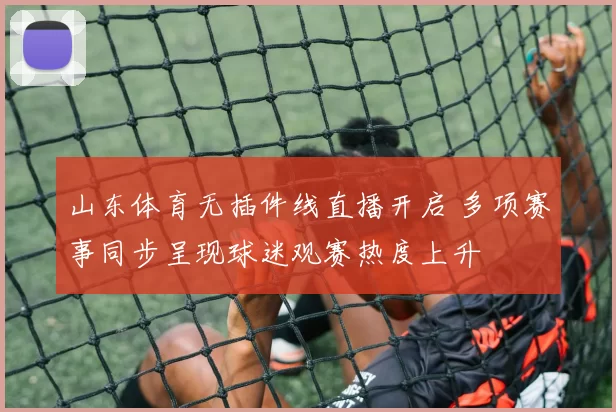 山东体育无插件线直播开启 多项赛事同步呈现球迷观赛热度上升